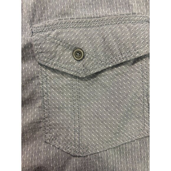 Buckle Black Mens Long Sleeve Button-Down Shirt Tailored Fit Size Large - Picture 4 of 5